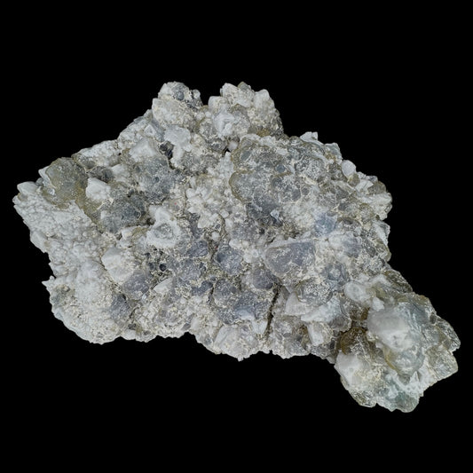 Fluorite on Candle Quartz