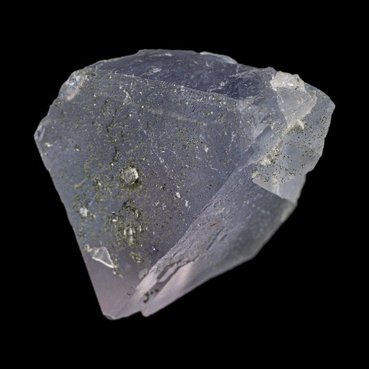 Blue Octahedral Fluorite w/ Pink Phantom