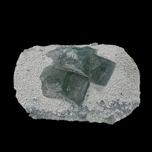 Fluorite Cubes on Matrix