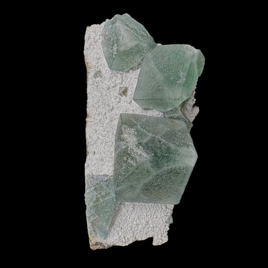 Fluorite Cubes on Matrix