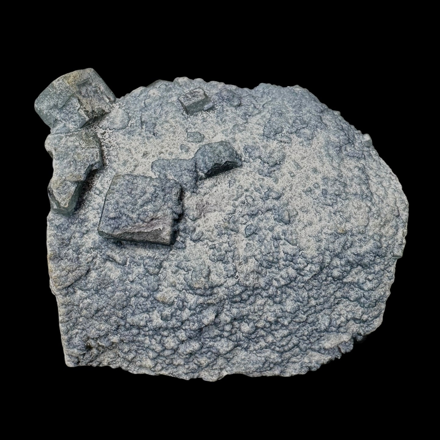 Fluorite Cubes on Matrix