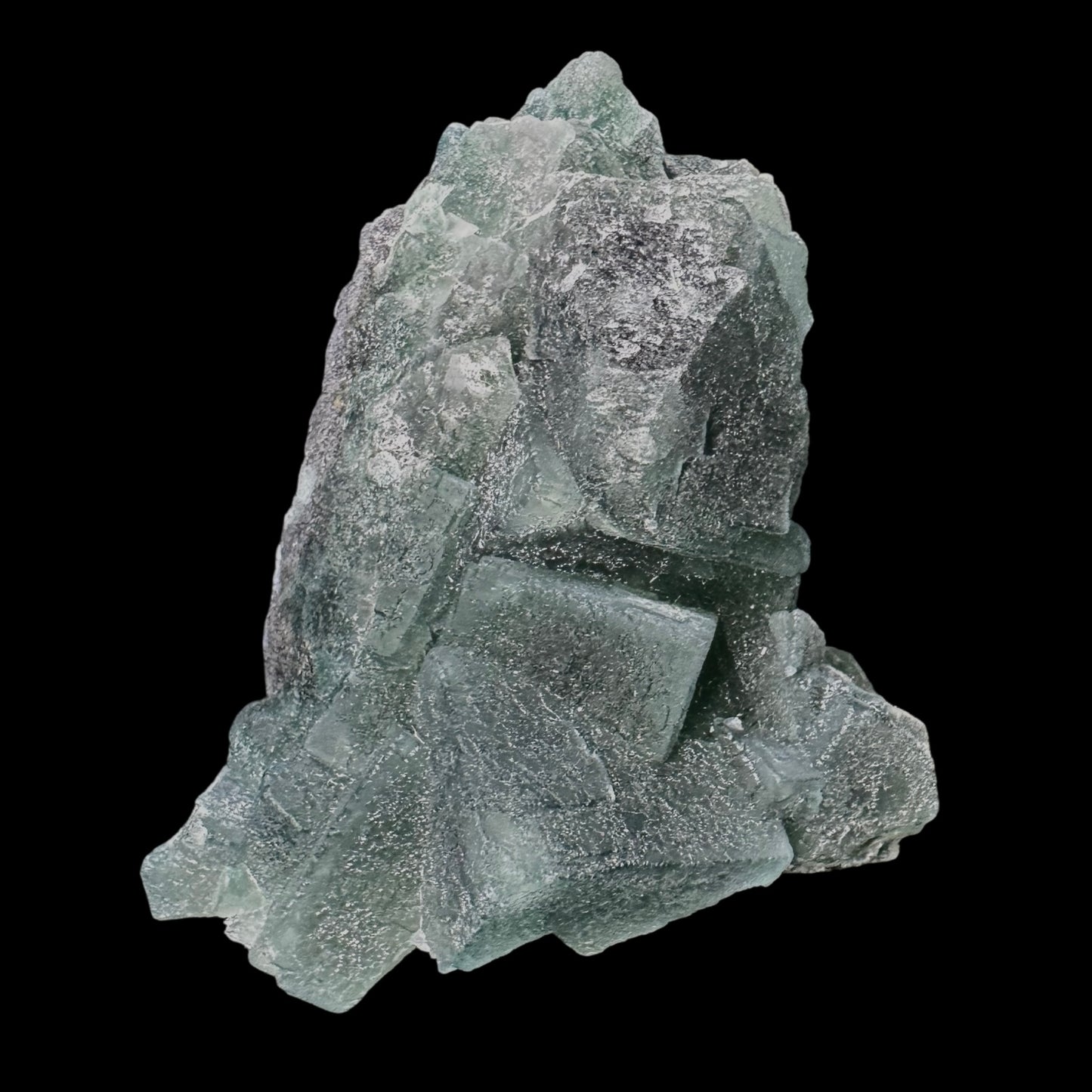 Fluorite Cubes on Matrix