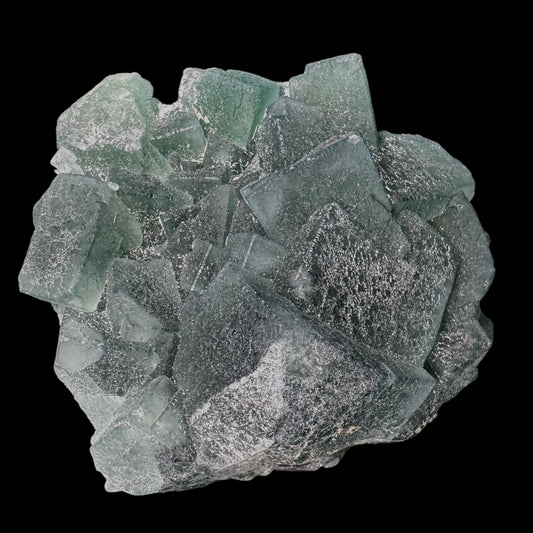 Fluorite Cubes on Matrix