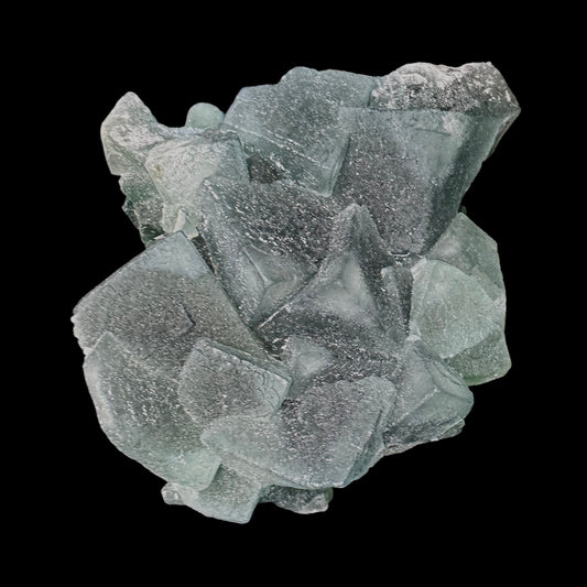 Fluorite Cubes on Matrix