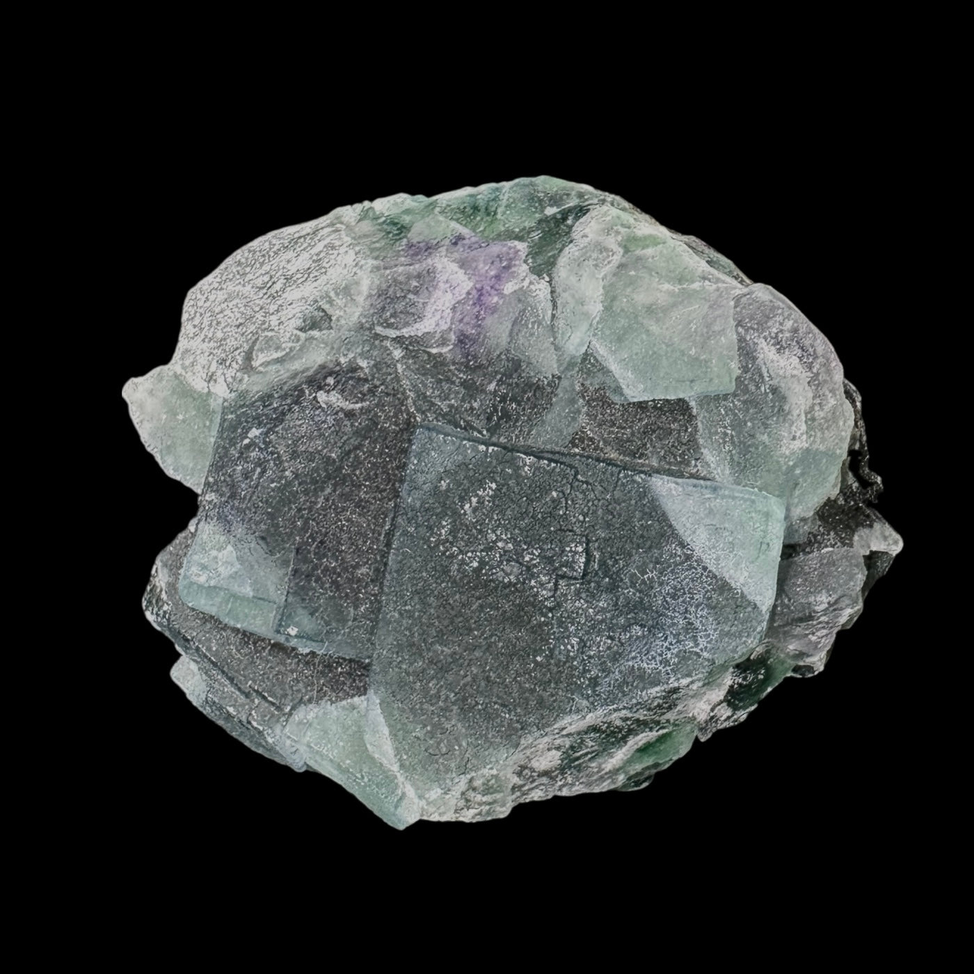 Fluorite Cubes on Matrix