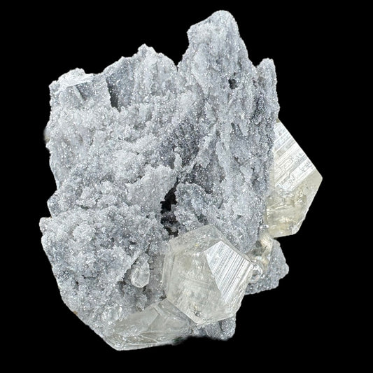 Sugar Quartz With Yellow Calcite