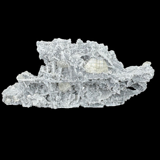 Sugar Quartz With Yellow Calcite