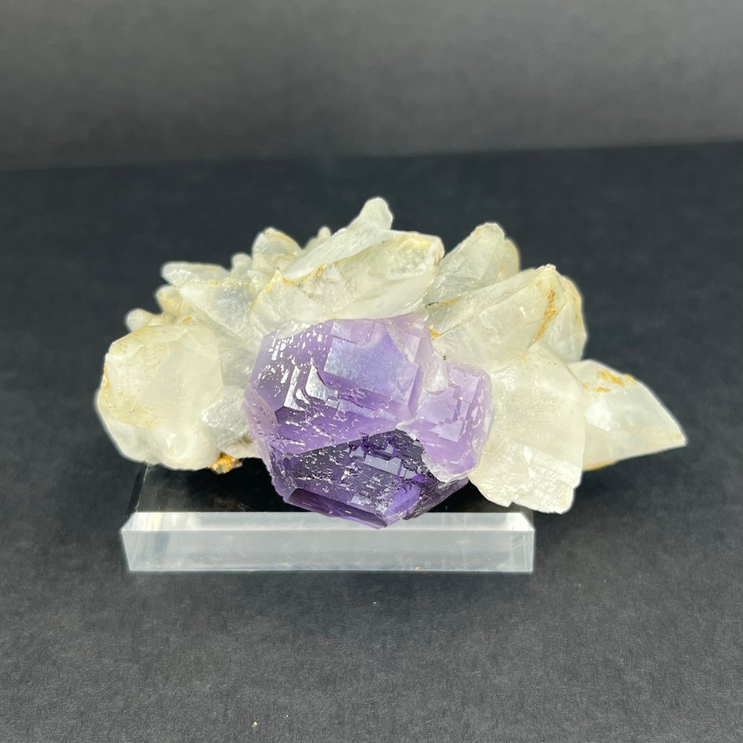 Fluorite w/ Calcite