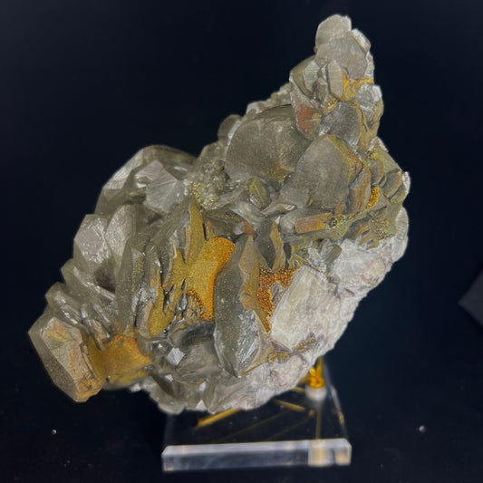 Mercedes Calcite w/ Pyrite