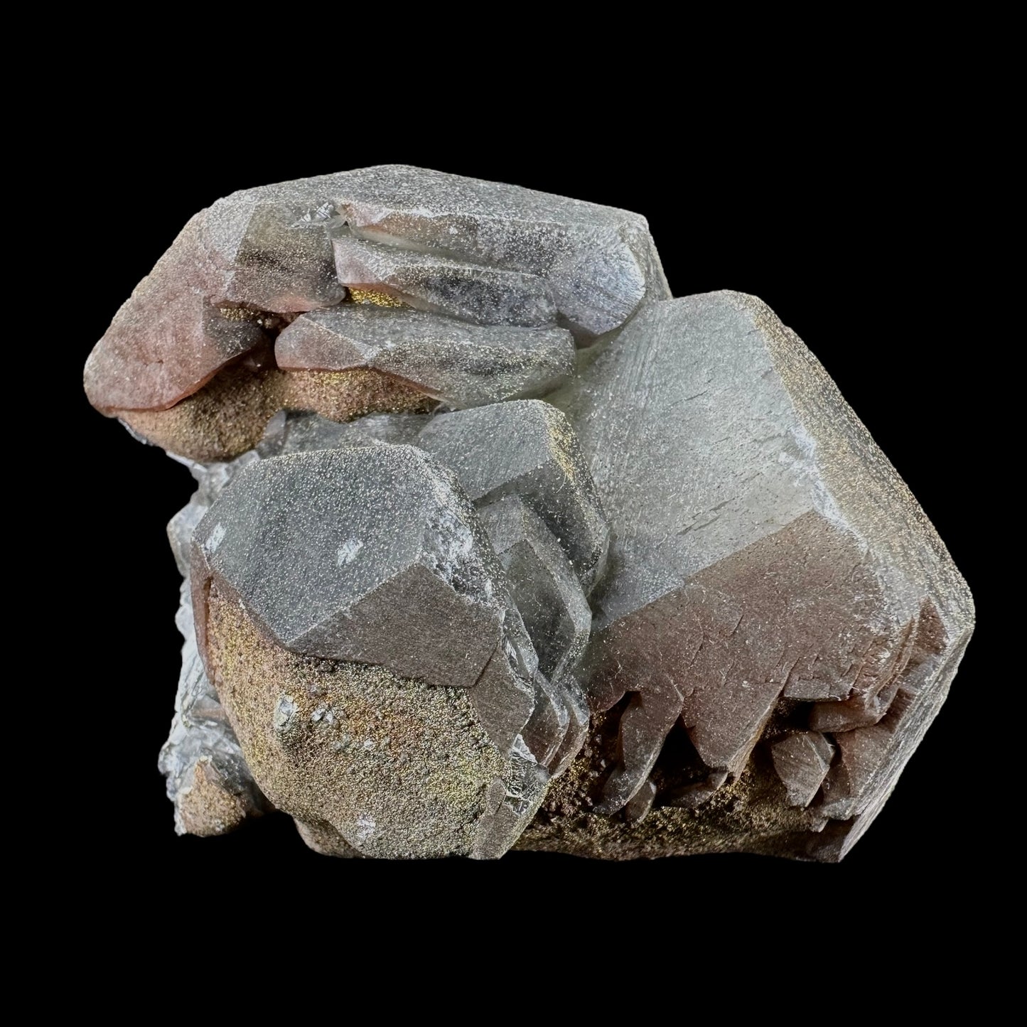 Mercedes Calcite w/ Pyrite