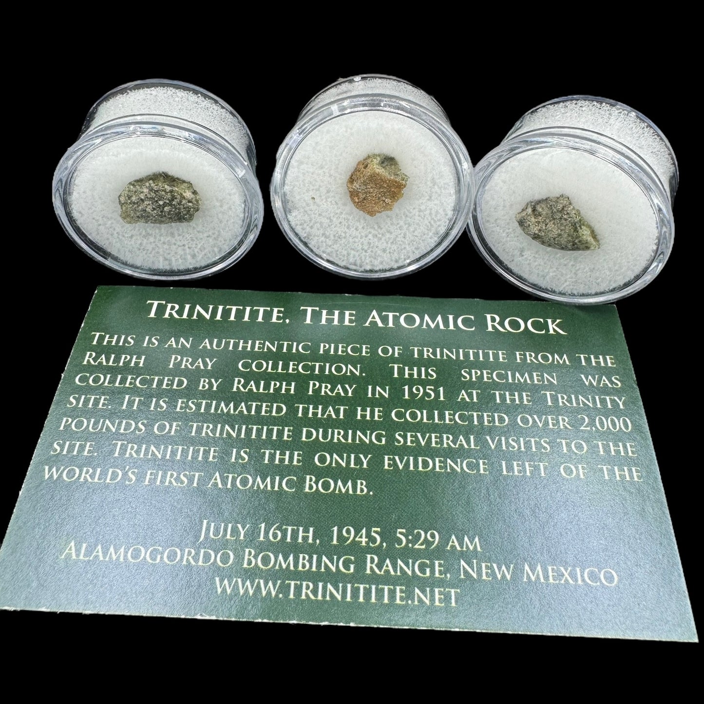 Trinitite, The Atomic Rock - Small