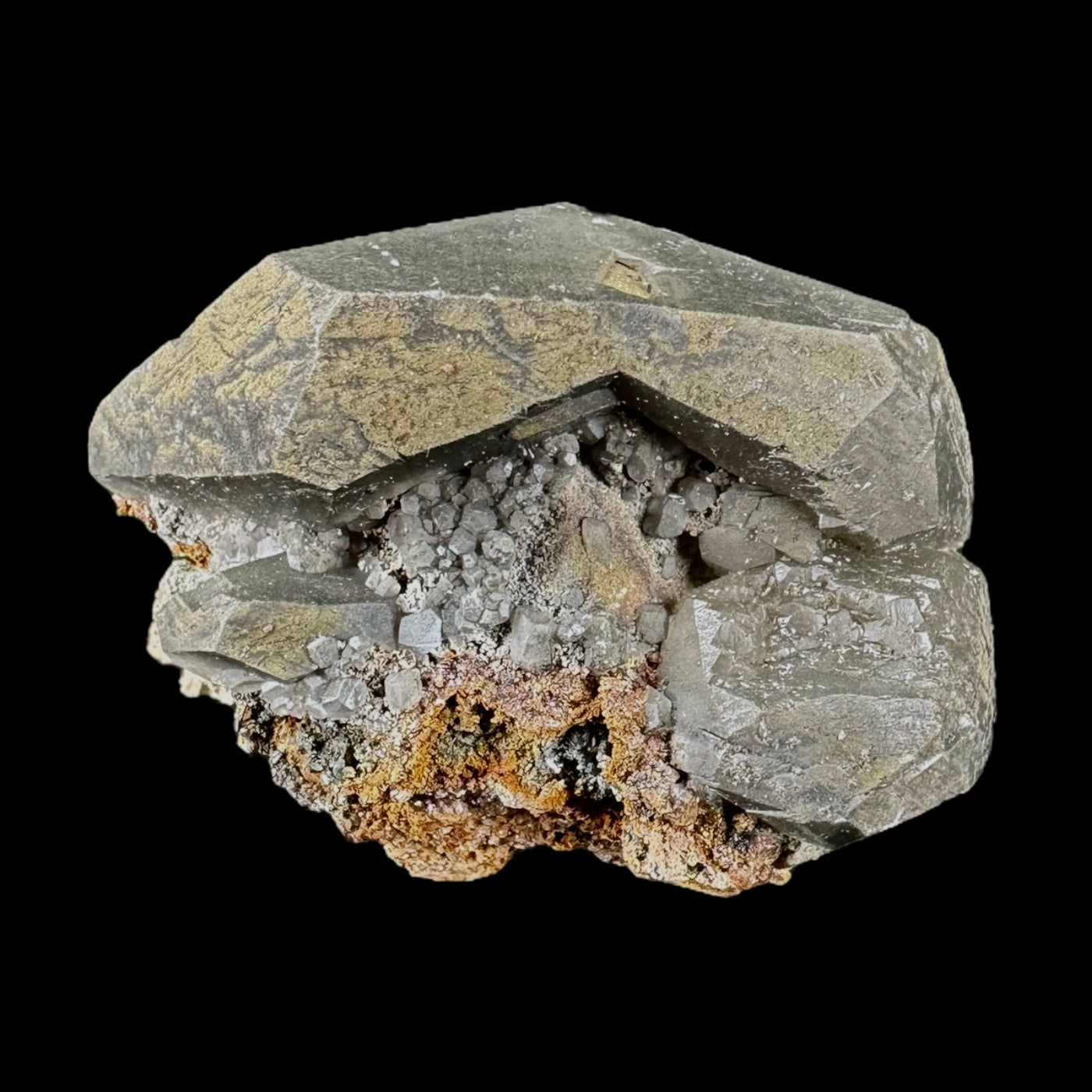 Mercedes Calcite w/ Pyrite