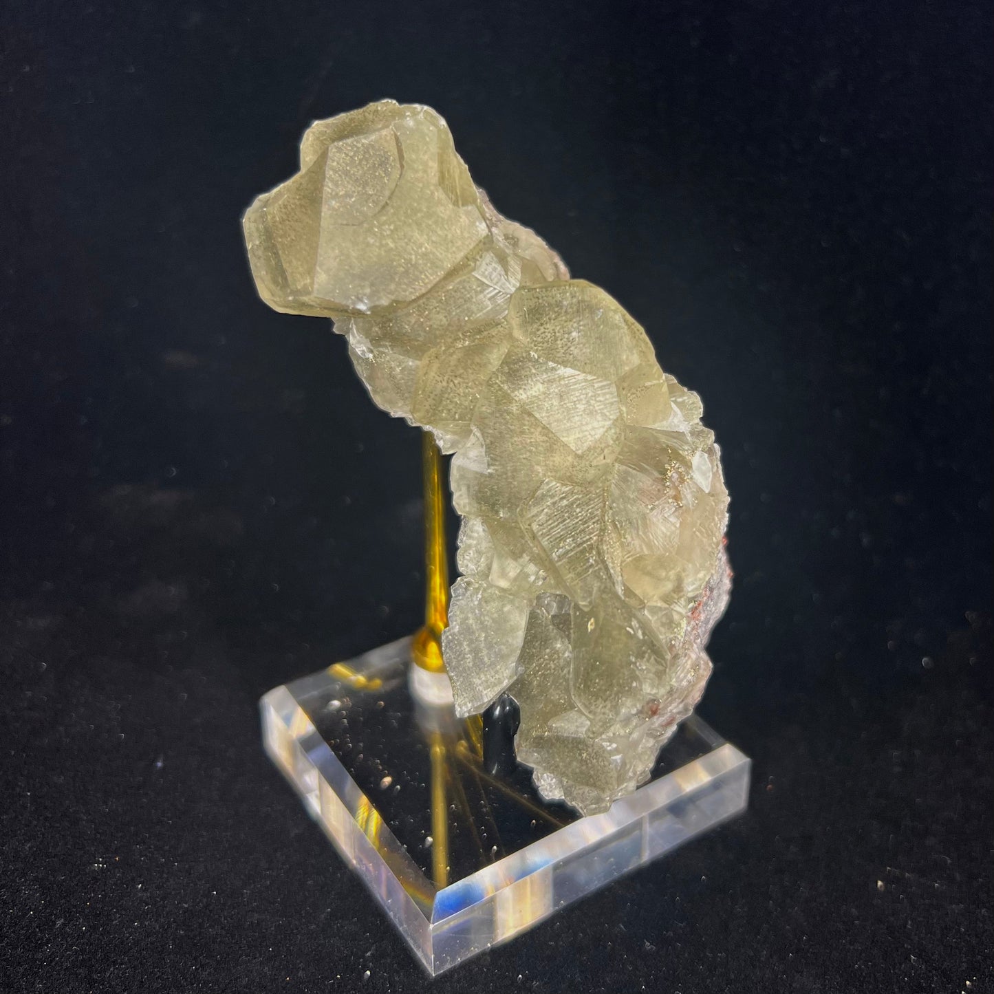 Mercedes Calcite w/ Pyrite