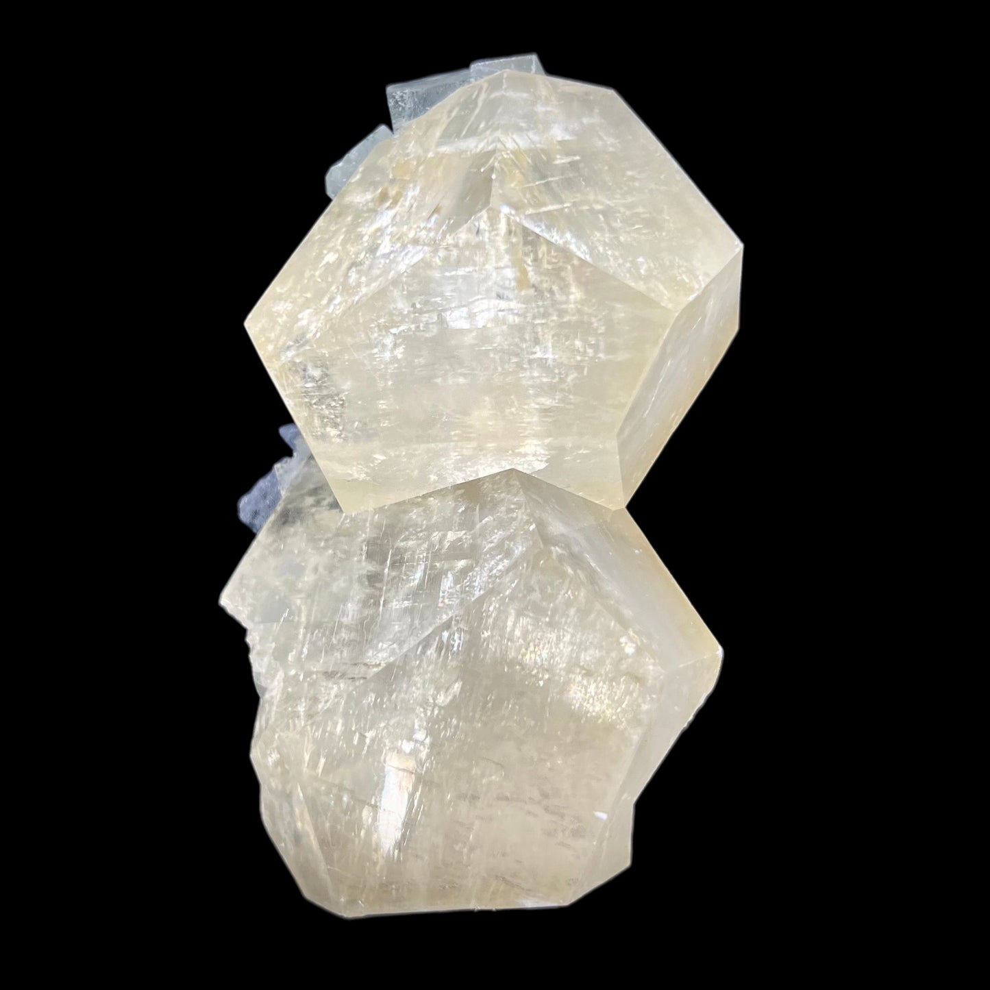 Green Fluorite w/ Yellow Calcite