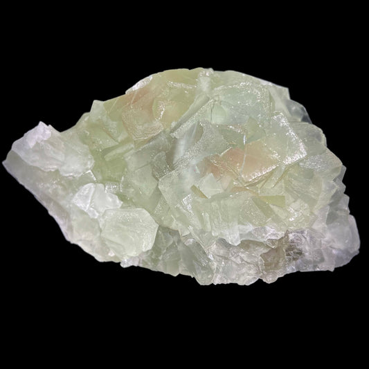Green Fluorite w/ Yellow Calcite