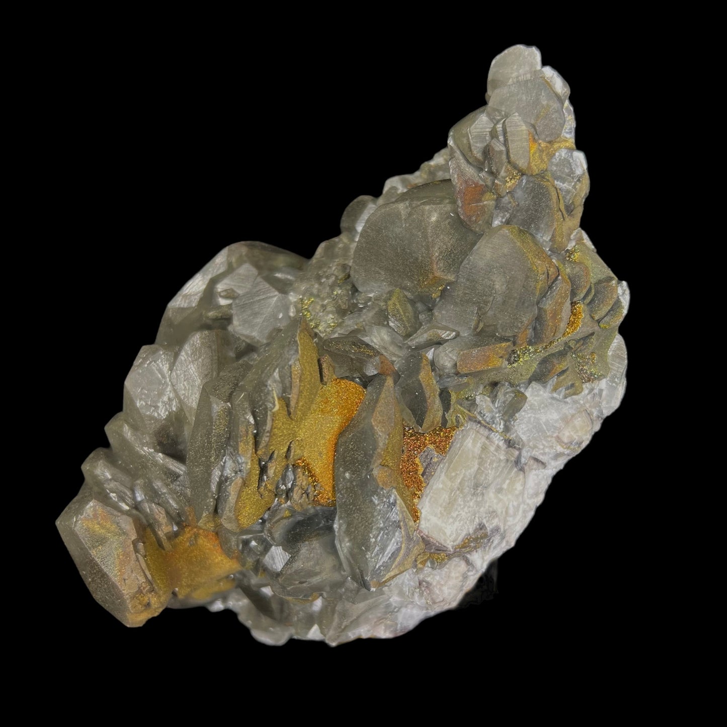 Mercedes Calcite w/ Pyrite