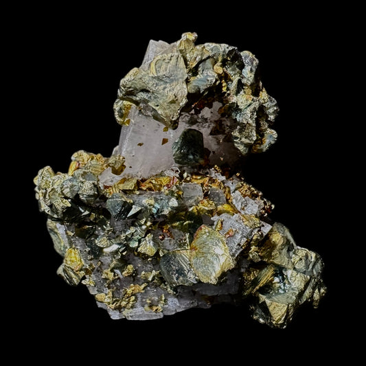 Iceland Spar with Chalcopyrite