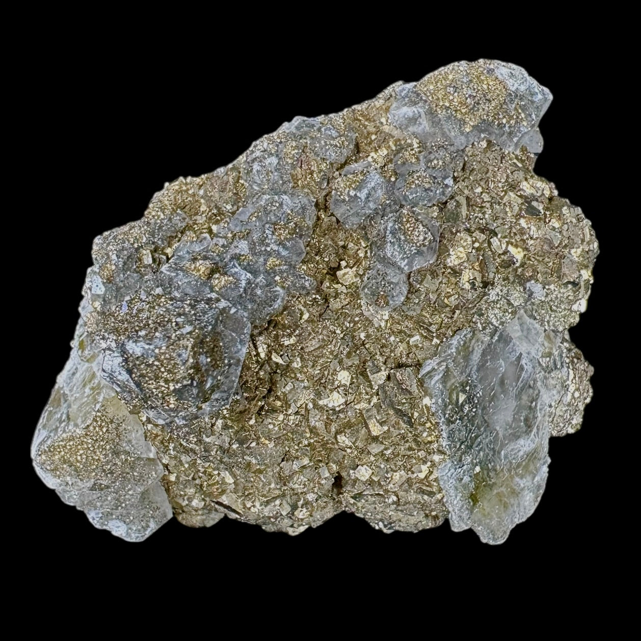 Calcite w/ Pyrite