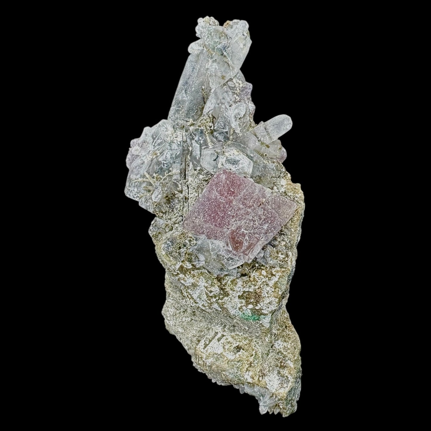 Red Octahedron Fluorite