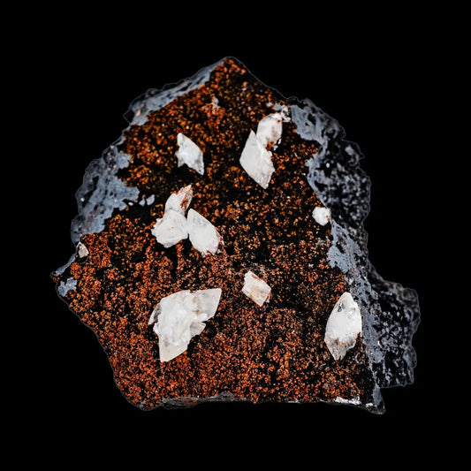 Diamond Calcite On Limonite Bulk
