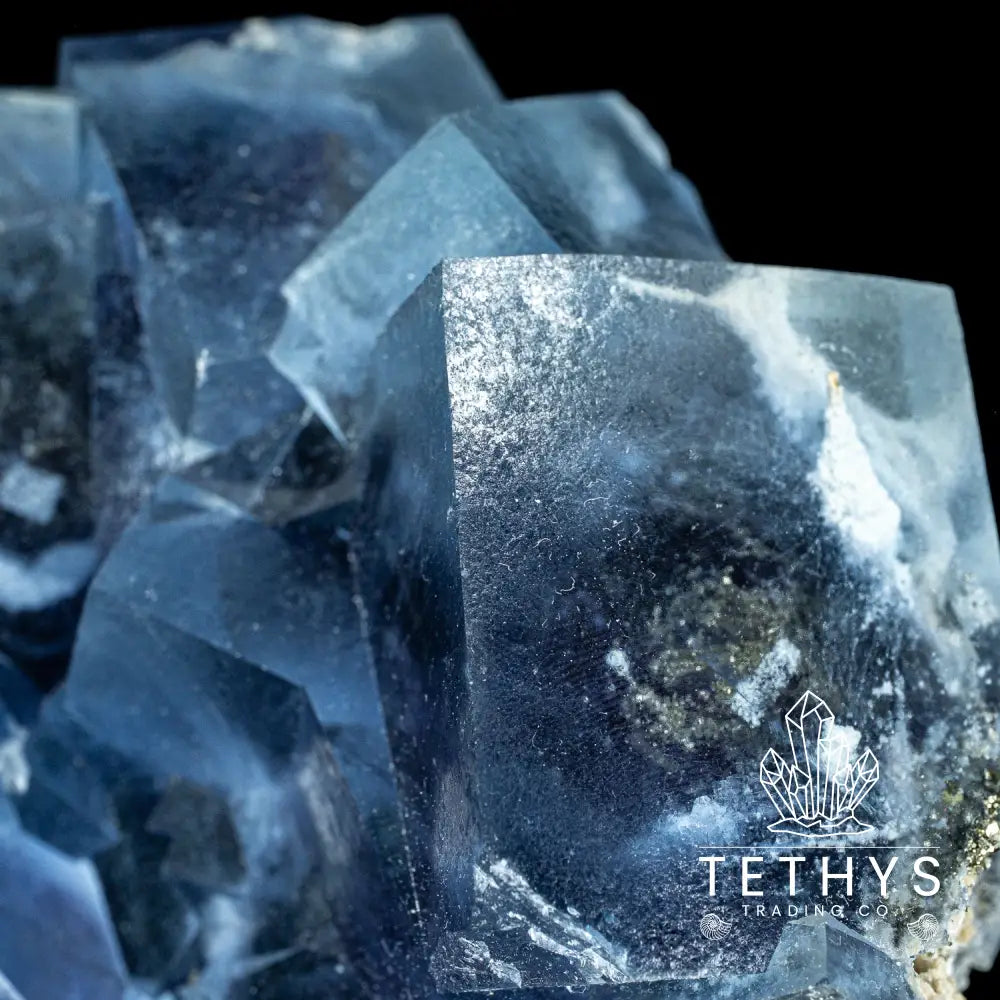 Fluorite Blue With Pyrite Wysiwyg