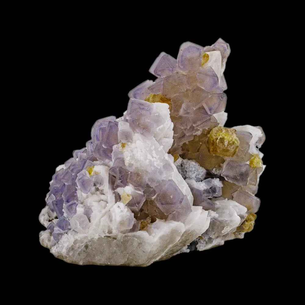 Fluorite On Candle Quartz Wysiwyg