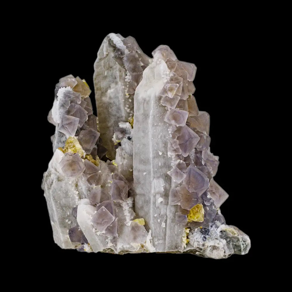 Fluorite On Candle Quartz Wysiwyg