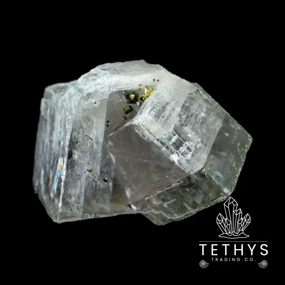 Iceland Spar With Chalcopyrite Wysiwyg