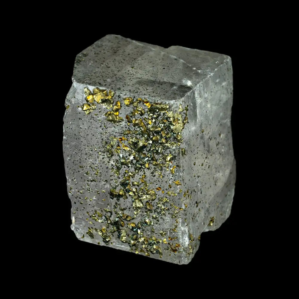 Iceland Spar With Chalcopyrite Wysiwyg