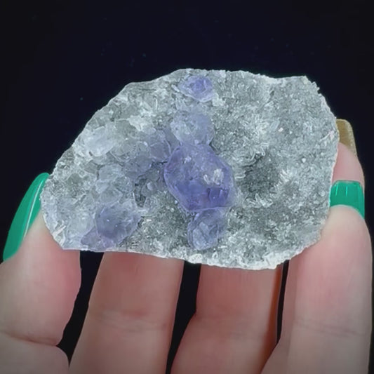 Tanzanite Fluorite