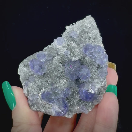 Tanzanite Fluorite