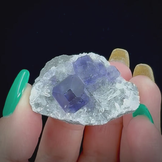 Tanzanite Fluorite