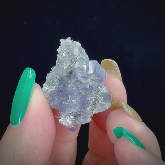 Tanzanite Fluorite