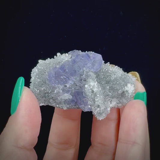 Tanzanite Fluorite