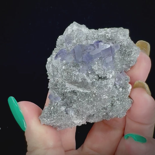 Tanzanite Fluorite