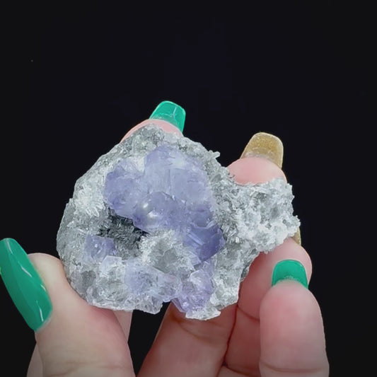 Tanzanite Fluorite