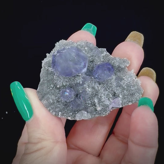 Tanzanite Fluorite