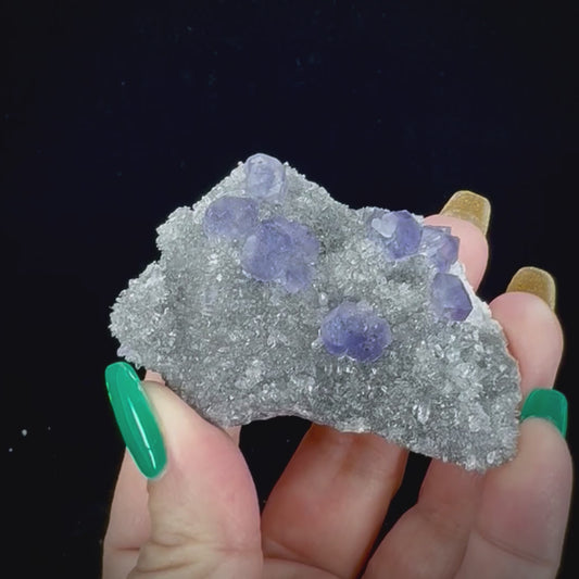 Tanzanite Fluorite