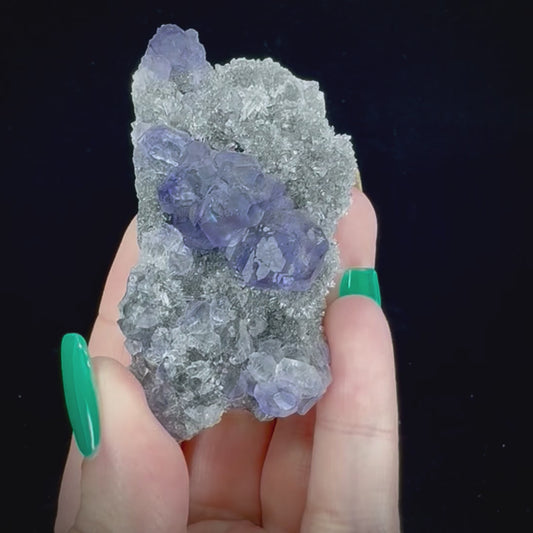 Tanzanite Fluorite