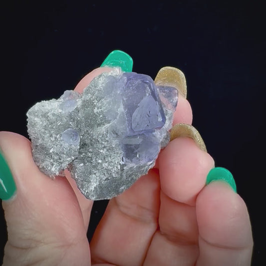 Tanzanite Fluorite