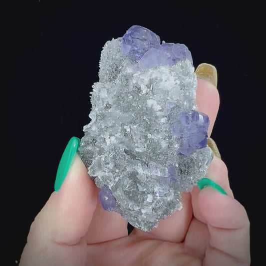 Tanzanite Fluorite