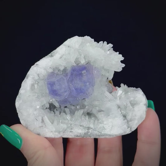 Tanzanite Fluorite