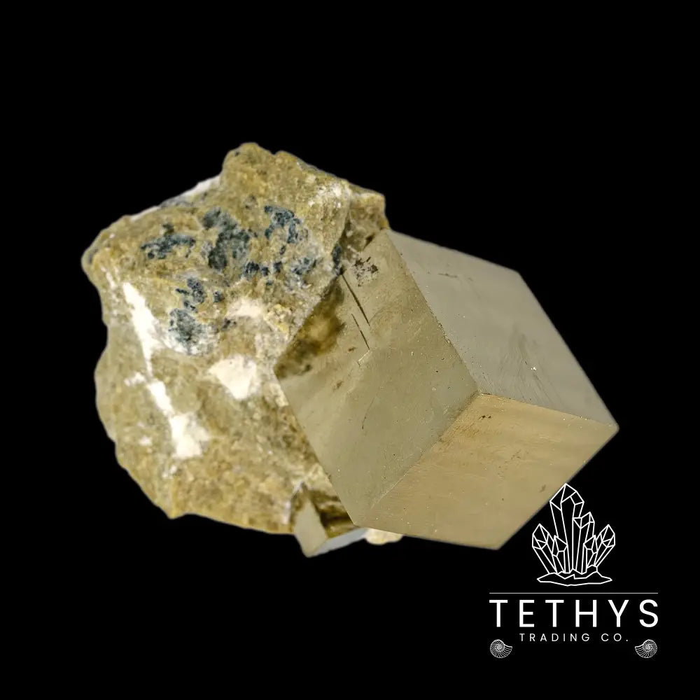 Pyrite Cube On Matrix Bulk