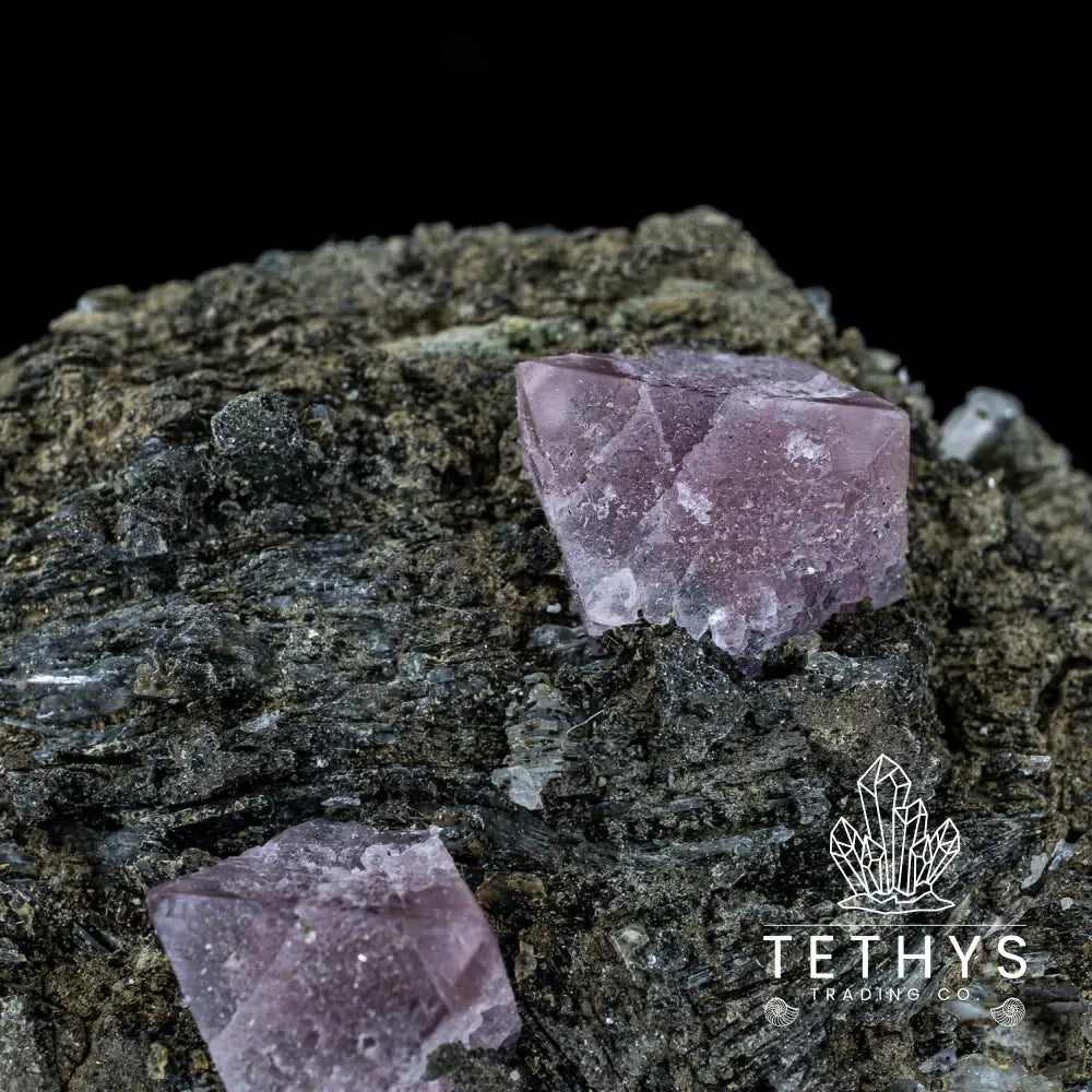 Red Octahedral Fluorite Wysiwyg